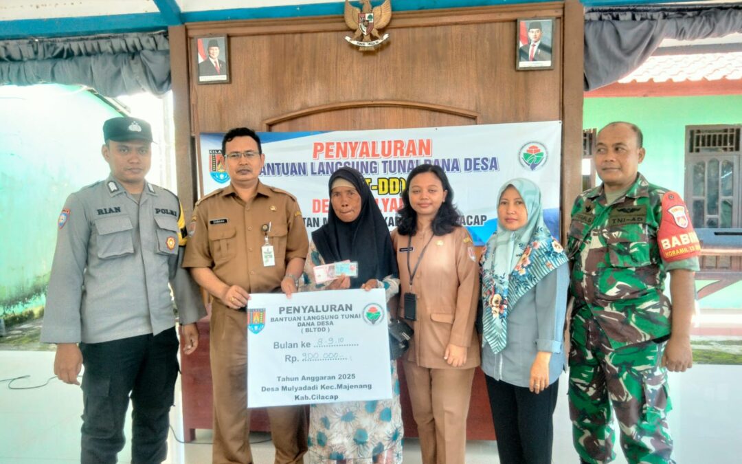 Penyaluran BLT Dana Desa Bulan ke-8, 9, dan 10 Tahun 2025 di Desa Mulyadadi
