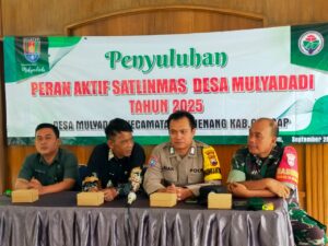 Penyuluhan Peran Aktif Satlinmas Desa Mulyadadi Tahun 2025